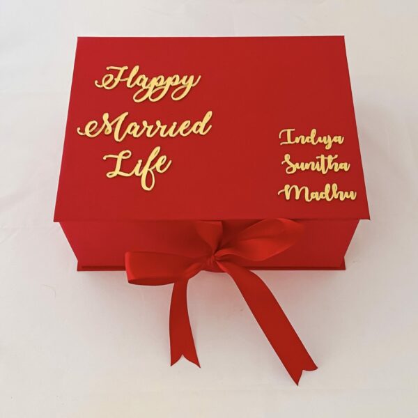 Elegant wedding gift hamper with the Mug , Photo Frame and more with blissful greetings! - Image 2