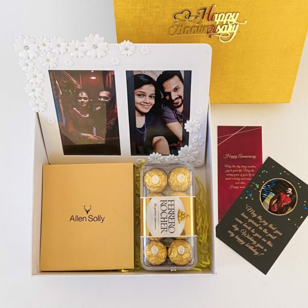 Personalized anniversary gifts for him include a photo frame, chocolates, and more - Image 3