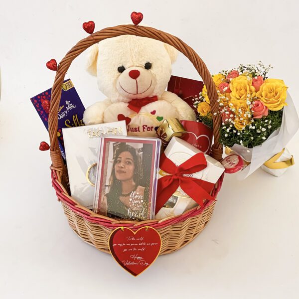 Romantic valentines day gifts for girlfriend with Premium Chocolates, Soft Teddy, and More - Image 4