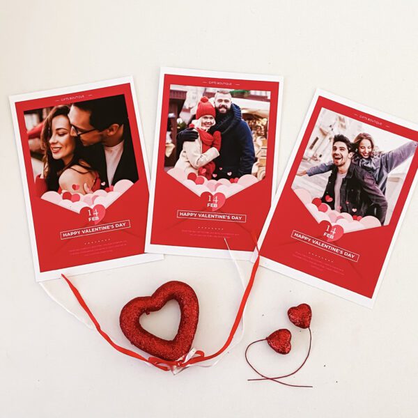 Alluring valentine's day gift hampers with elegant Couple Dome, Candy, Perfume And Cards - Image 5