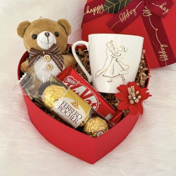 Heart-shaped cute valentines day gifts box full of perfect surprises for your partner