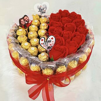 Coco Fill Valentines Day chocolate  Gift Box of Ferraro Rocher chocolates