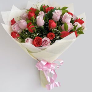 fresh rose flowers bouquet