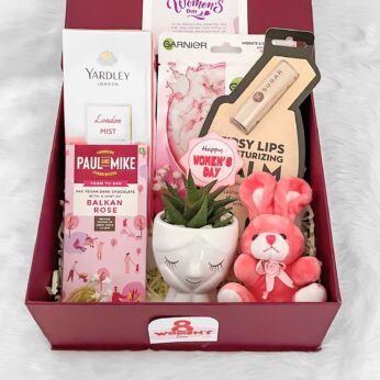 Mystique womens day hampers  With Personal-Care Products And Chocolates