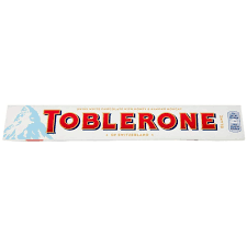 Toblerone White Chocolate with Honey and Almond Nougat Pouch, 100 g