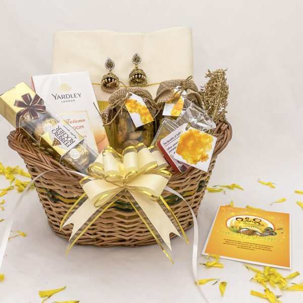 Heartwarming Vishu Gift Basket For Womens With Chocolates, Snacks, And More - Image 2