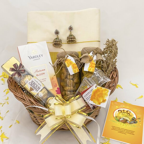 Heartwarming Vishu Gift Basket For Womens With Chocolates, Snacks, And More - Image 3