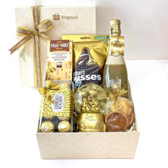 Golden Moments Valentine’s Day Gift Box With Chocolates, Love Dome, And More