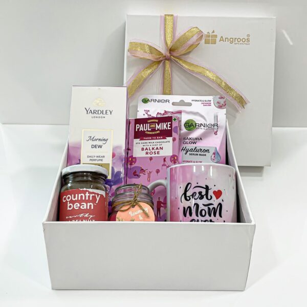 Lovely Gift Hamper For Mom With Chocolates, Tea, Biscuits, And More - Image 2