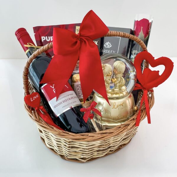 For Him Valentine's Day Gift For Husband With Roasted Cashews, Chocolates, And More - Image 2