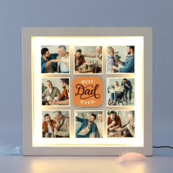 Wish Your Father with this Best Dad Ever Collage Photo Frames on his special day