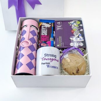 Purple Zeal Women’s Day Gift With Ceramic Mug, Cookies, And More