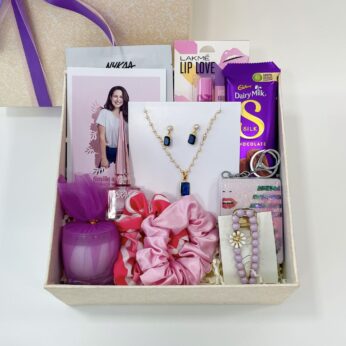 Celebrating You Women’s Day Gift Hamper With Chocolates, Scented Candle, Accessories, And More