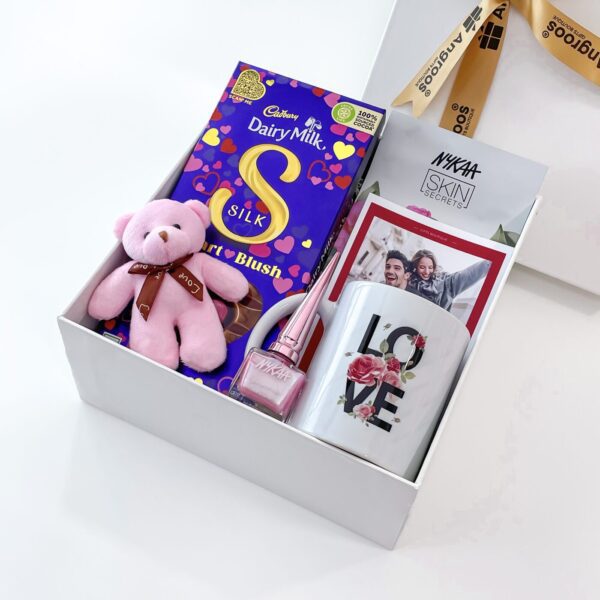 You Are My Sunshine Valentine's Day Gift Hamper With Chocolates, Sheet Mask, Nail Polish, And More - Image 3