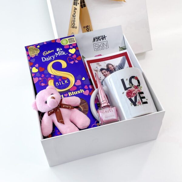 You Are My Sunshine Valentine's Day Gift Hamper With Chocolates, Sheet Mask, Nail Polish, And More - Image 4