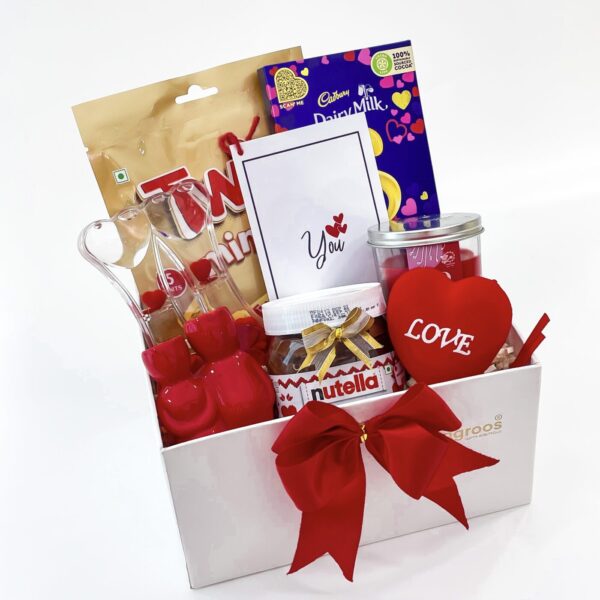 Love Extravaganza Valentine's Day Gift Hamper With Chocolates, Love Drops Oil, And More - Image 4