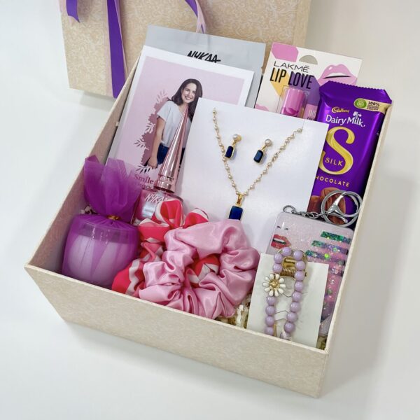 Celebrating You Women's Day Gift Hamper With Chocolates, Scented Candle, Accessories, And More - Image 4