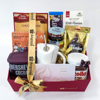 Premium Women’s Day Hampers With Instant Green Tea, Cake Mix, Ceramic Mug, And More