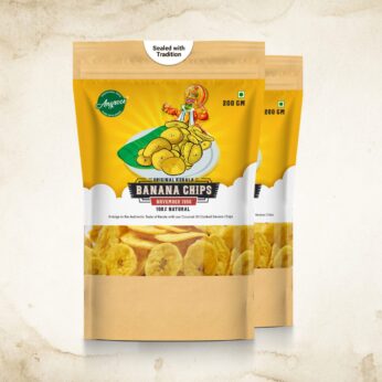 Crunchy Bites Kerala Special Banana Chips (Pack Of 2, Each 200g)