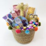 The Best Easter Gift Baskets with an assortment of delicious treats and festive goodies.