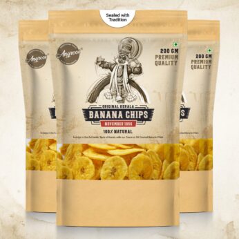 Tropical Bites Traditional Premium Banana Chips (3 Packs Of 200g)