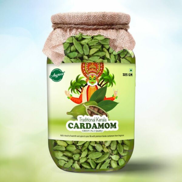 Image of a jar filled with Green Cardamom pods