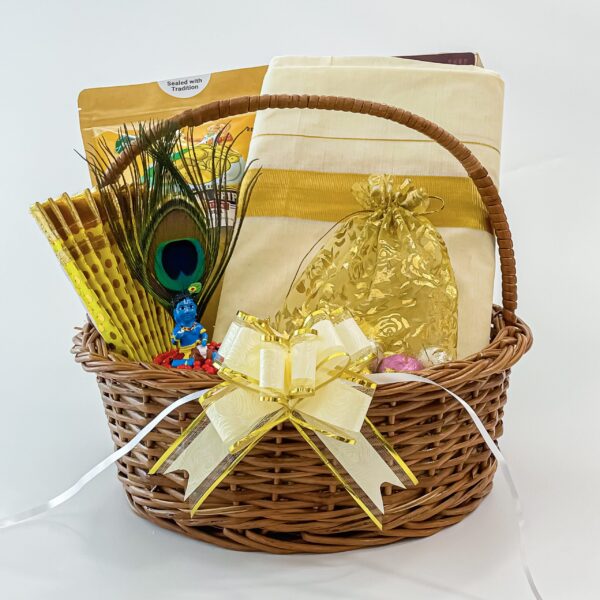 Vishu Delights: Vishu Gifts For Him With Kerala Mundu, Ball Chocolate, Vishari Golden, and More - Image 2