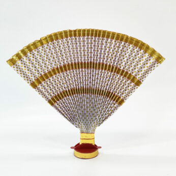 Thiru Udayada White and Golden Color ( with stand ) : A Perfect Décor for Vishu