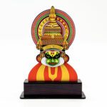 Wooden Kathakali Mask Stand