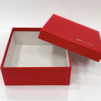 Premium Red Gift Boxes Set – 4x 10×10 inch Square Boxes for Luxurious Presentations