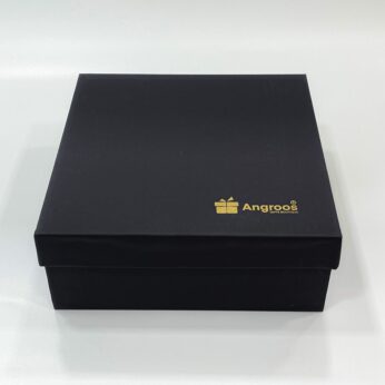 Elegant and Durable Black Coloured gift wrap box with 4x 10x 10 inch