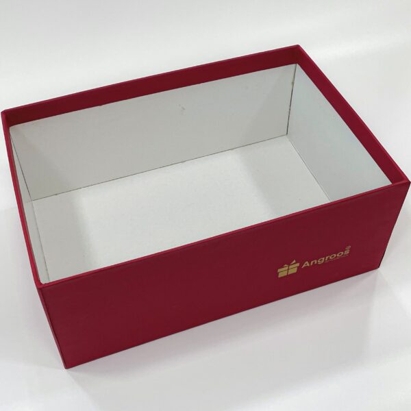 Dark Red Gift Tray : Perfectly Sized for Your Presents - 5" x 6.5" x 9 - Image 3