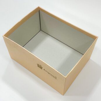 Peach Coloured Gift Box Tray from India – Dimensions: 5″ H x 6.5″ W x 9″ L