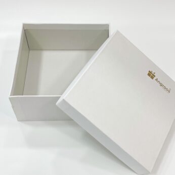 Chic & Spacious:  White Gift Box for Stunning Presents 9x9x4 Inches