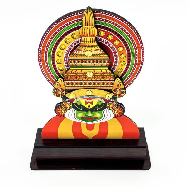 Wooden Kathakali Mask Stand