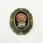 Fridge magnet kathakali face