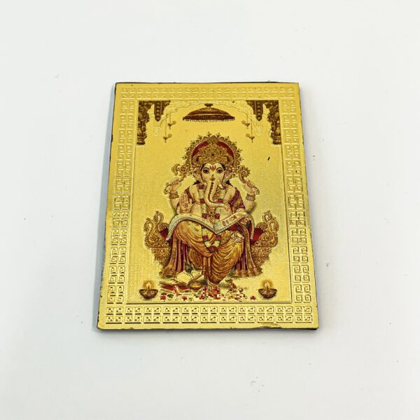 5 pieces of Lord Ganesha fridge magnet with a height of 7 cm, and a width of 5 cm. - Image 2