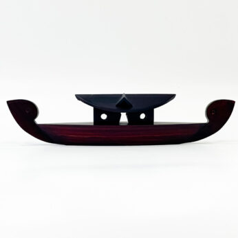 Traditional handcrafted wooden boat Kerala (H 3 x W 13 x L 2 inches)