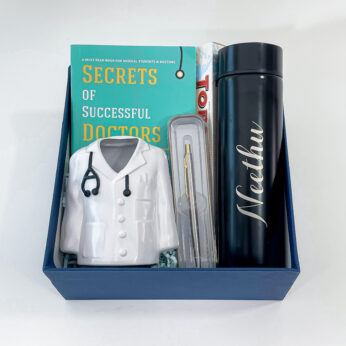 professional gifts for doctors embellished with pen, customized bottle, and more