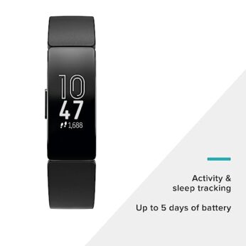 Fitbit Inspire Health and Fitness Tracker (Black) Smart Watch