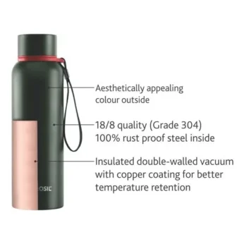 Stainless steel vacuum insulated water bottle (Personalized) x 50 packs