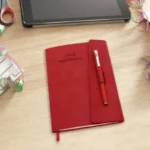 Premium Red Notebook Diary