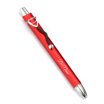 Personalized Doctor Style Red Pen with Name Engraving