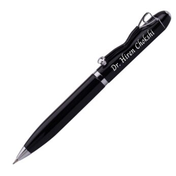 Doctor Premium Black Pen with Name Engraving