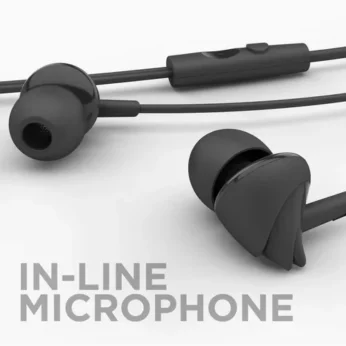 boAt Bassheads 100 in Ear Wired Earphones with Mic(Black)