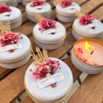 soy wax candle wedding return gift