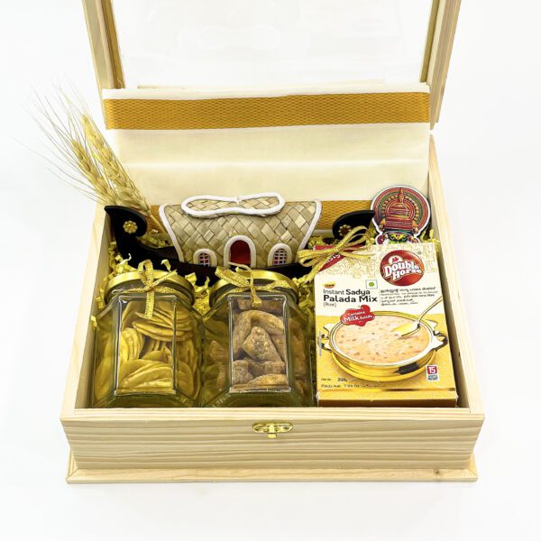 A unique Kerala sweets gift box contains Banana chips, Instant palada mix, and more - Image 2