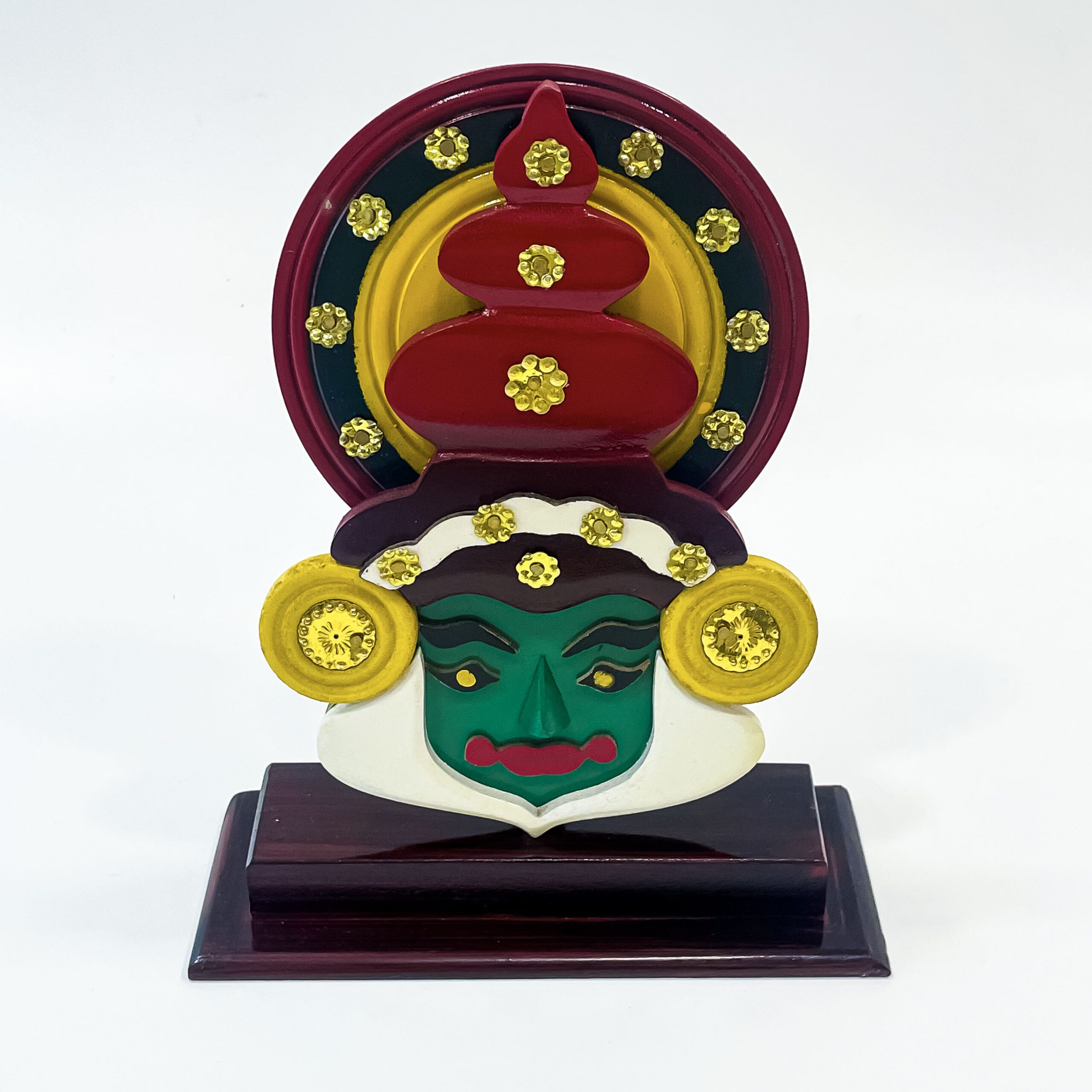 multicolor kathakali face