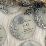 personalized resin badge for return gifts