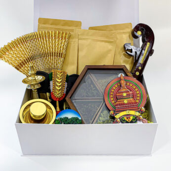 Cherish Traditions with the finest Onam gift that contains Nilavilakku, Udayada, and more